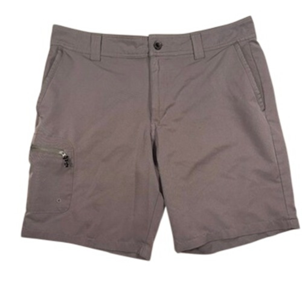 Magellan Outdoors Fish Gear Shorts 34 Mens Gray Water Repellent Stretch
